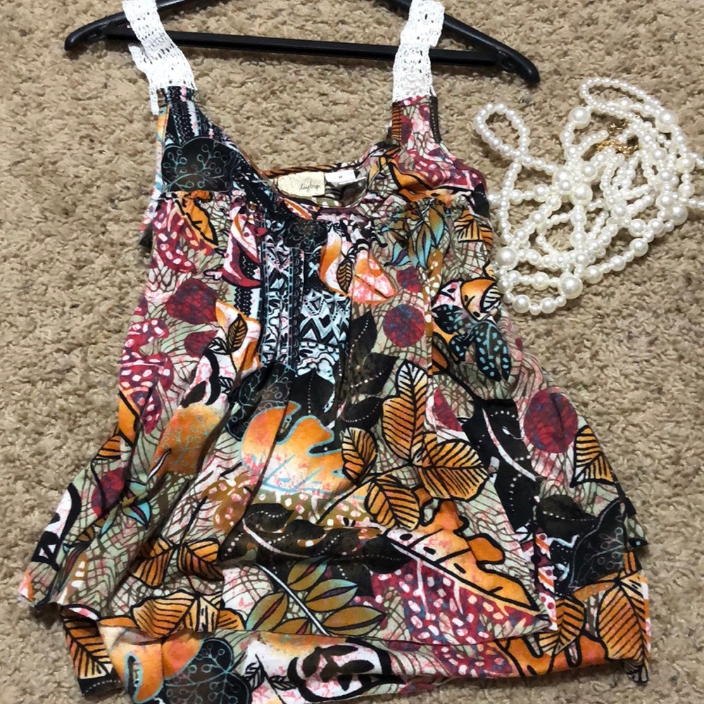 Daytrip camisole with flowers pattern. size m